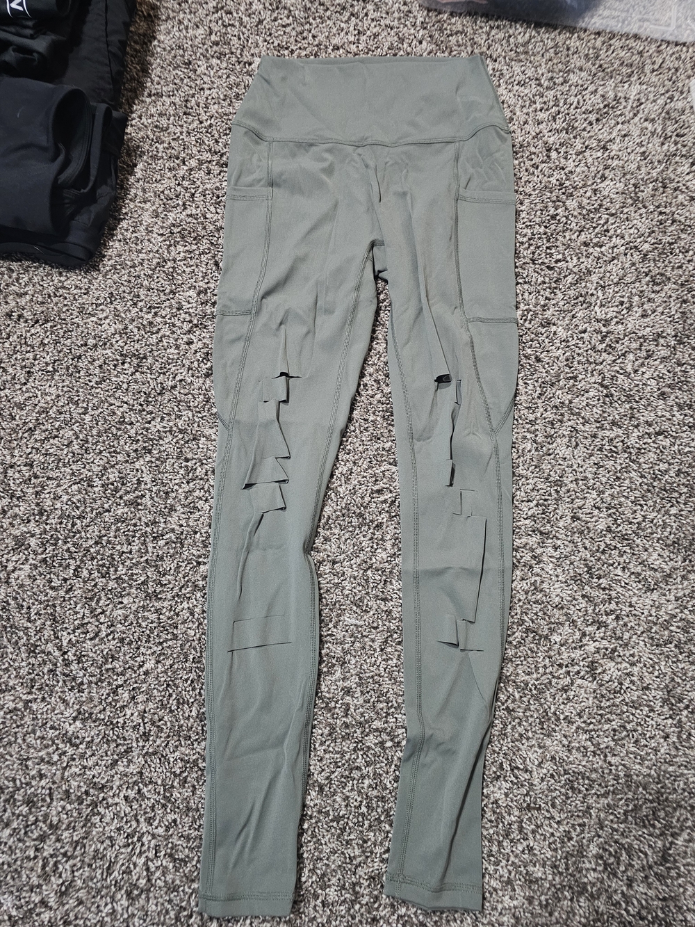 CVG - Tear It Up Full Length Sage Leggings